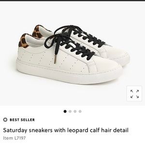 J.Crew Leopard Print Saturday Sneakers